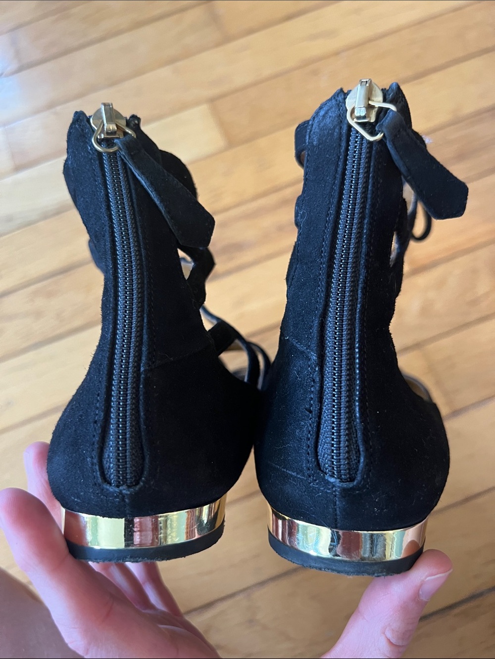Aquazzura Suede Belgravia Flats, Size 38 - Picture 11 of 15